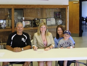 Dyer County's Caitlin Runions Signs with Bethel Softball